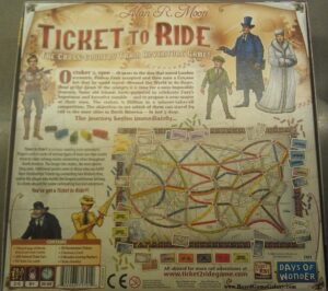 Box back of Ticket to Ride