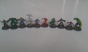 Figures from Mavel HeroScape