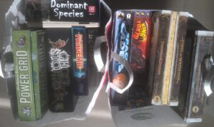 The games I brought.